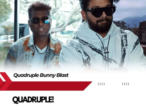 Allu Arjun’s 🔥 Quadruple Power Play in Atlee’s Epic AA22xA6!