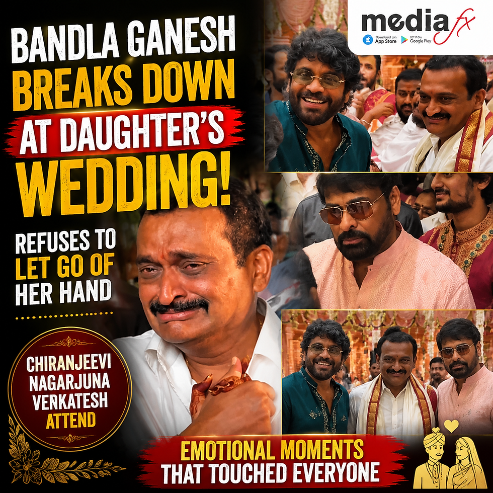 Bandla Ganesh Couldn’t Let Go Of His Daughter’s Hand”