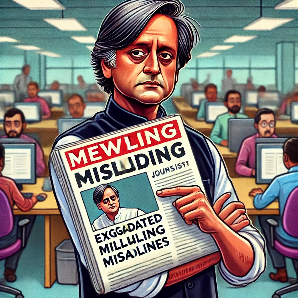 Shashi Tharoor Blasts Indian Express for Twisting Words! 📰🔥