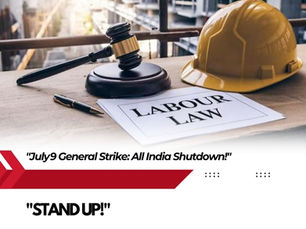 Support the July 9 General Strike