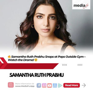 🔥 Samantha Ruth Prabhu Snaps at Paps Outside Gym – Watch the Drama! 😲