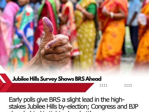 📰 Jubilee Hills By-Poll Survey Gives Slight Edge to BRS 🗳️📊