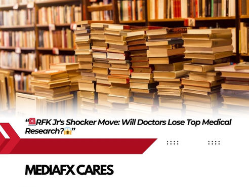 “🚨RFK Jr's Shocker Move: Will Doctors Lose Top Medical Research?😱”