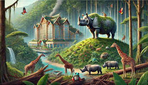 The Story of Rani the Rhino and the Fancy Nature Park🦏🏞️