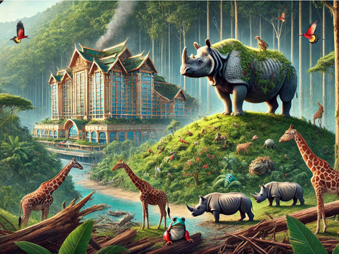 The Story of Rani the Rhino and the Fancy Nature Park🦏🏞️