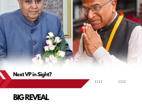 🚨 ధంఖర్ నిష్క్రమణ తర్వాత భారతదేశ తదుపరి ఉపాధ్యక్షుడికి ఎవరు పెద్ద పేరు? 🚨