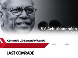 CPI Mourns the Loss of Comrade VS Achuthanandan 💔