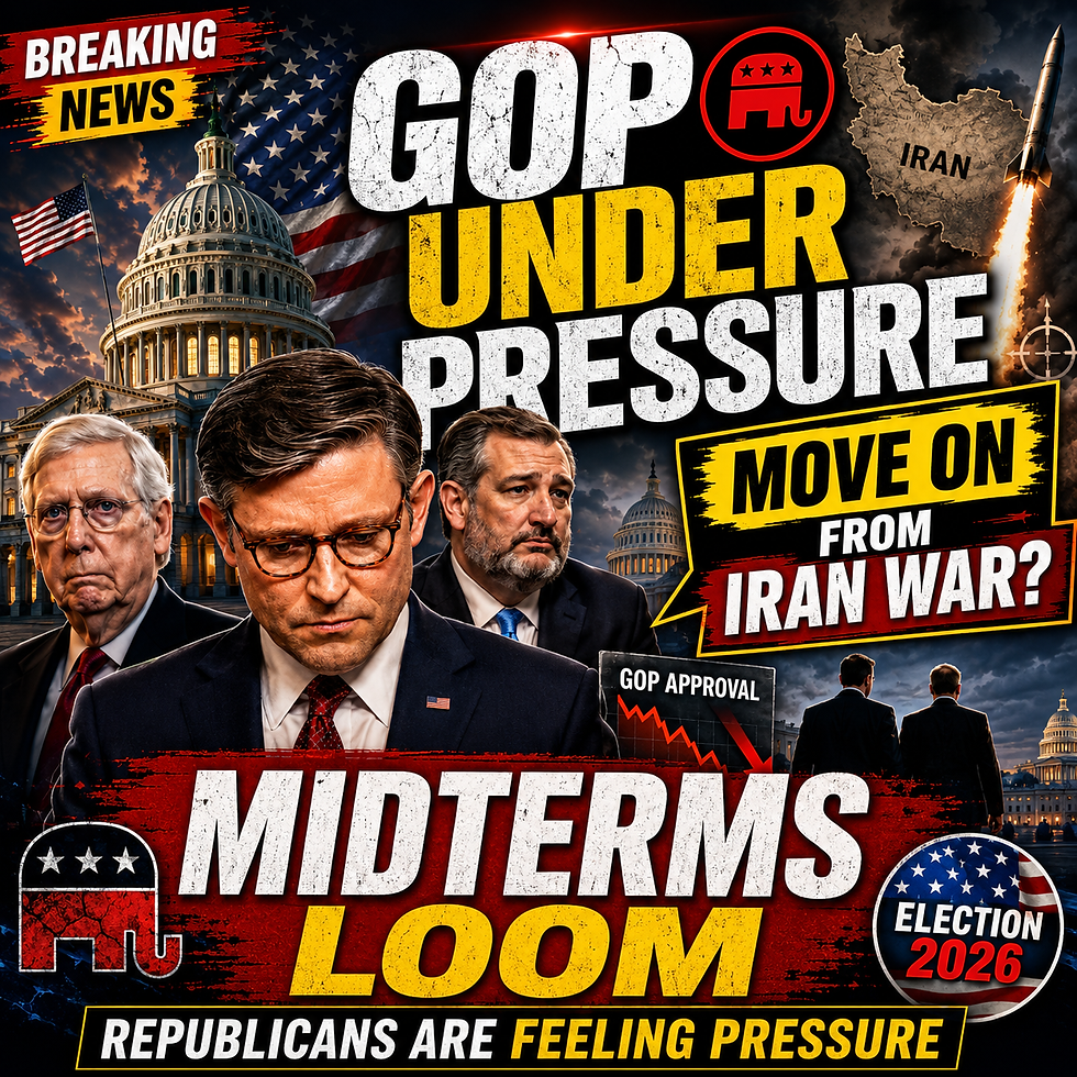 Republicans Are Feeling Pressure To Move On From Iran War As Midterms Loom