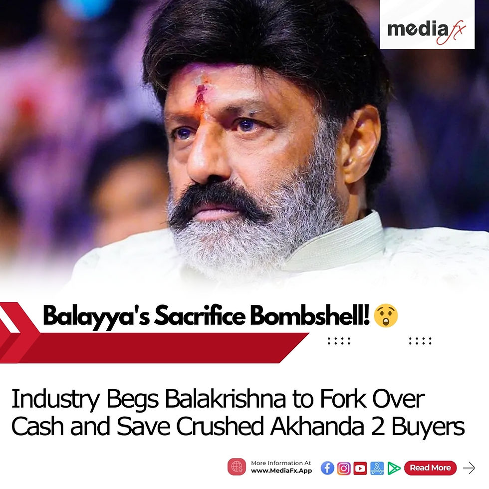 Balayya's Big Test: Will He Save Tollywood Buyers from Disaster? š„