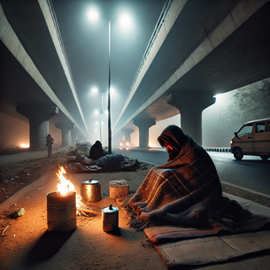 Chilling Reality: Delhi's Homeless Face Deadly Cold Waves ❄️🏙️