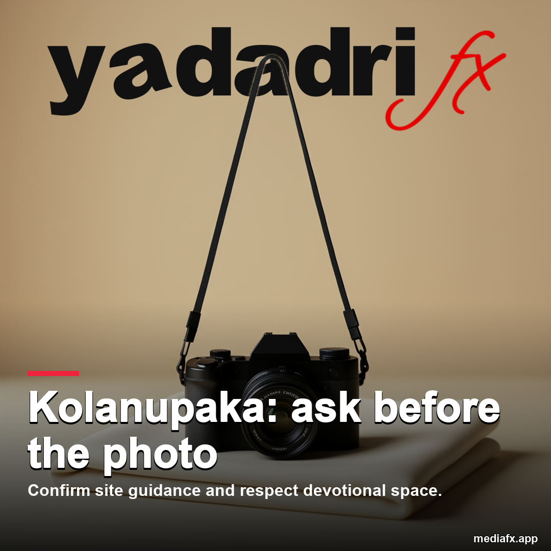 Kolanupaka: ask before the photo — representative AI-generated editorial visual, not an actual location photograph.