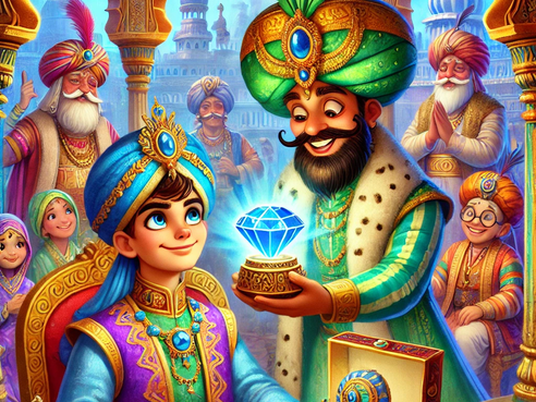The Tale of Raja Modendra and the Sapphire Crown 👑