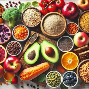 🌾 ఆరోగ్యకరమైన ఆహారం కోసం ఫైబర్ అధికంగా ఉండే టాప్ 10 ఆహారాలు 🥗✨