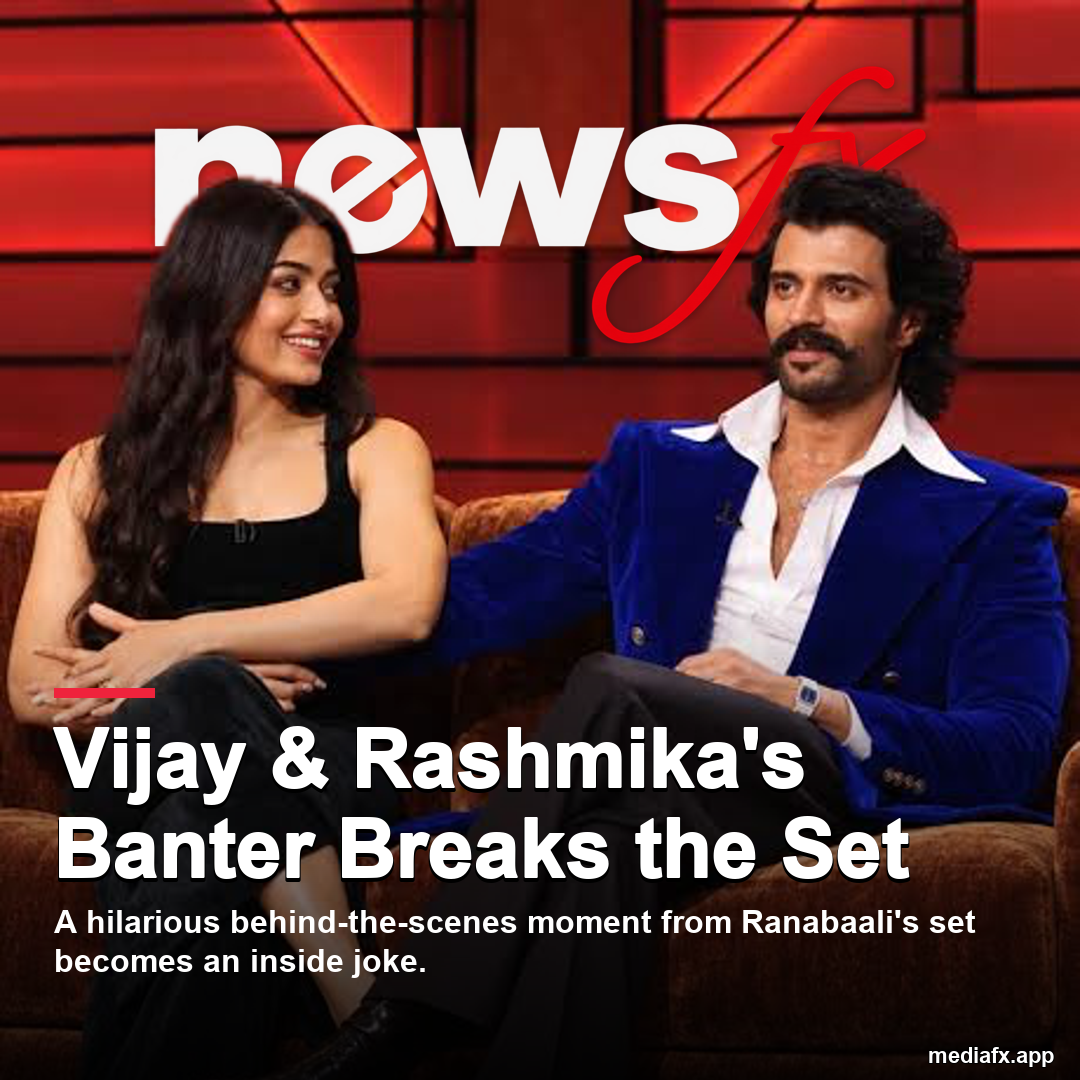 Rashmika Recalls Vijay's Spontaneous Slang Line During Ranabali Shoot