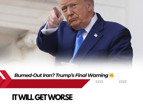 💥 “WILL ONLY GET WORSE” – Trump’s Fiery Warning to a ‘Burned‑Out’ Iran! 🇺🇸🇮🇷