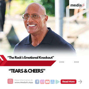 “Rock-Bottom to Oscars? Dwayne’s Tear-Soaked Venice Surprise! 🎬😢”