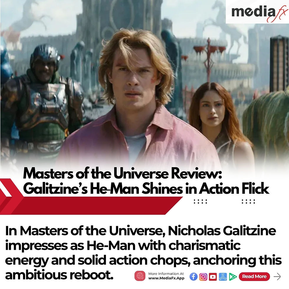 Masters of the Universe Movie Review — Nicholas Galitzine Carries the Powerhouse Action Reboot as He‑Man