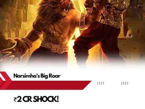 🔥 Mahavatar Narsimha Animated Film Roars with a ₹2‑2.3 Crore Opening Day! 🎬