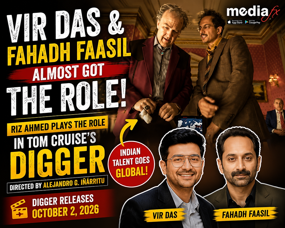 Vir Das, Fahadh Faasil Almost Joined Tom Cruise’s Digger