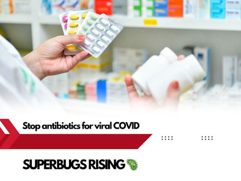 🧪 WHO Says Stop! No Antibiotics for COVID 😷💊