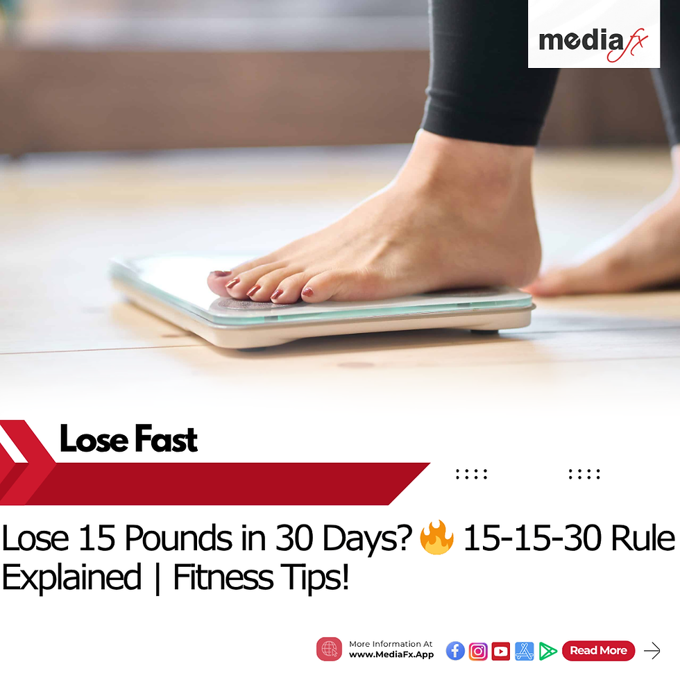 15-15-30 Fitness Rule: Trainer Shares Rapid Weight Loss Plan