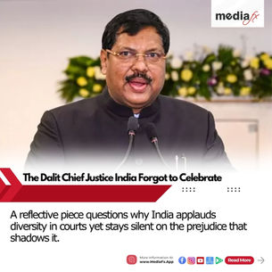 📰 A Chief Justice Who Happened to Be a Dalit: The Story Behind the Silence ⚖️🕊️