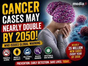 Cancer Cases Could Nearly Double by 2050 WHO Sounds Global Alarm