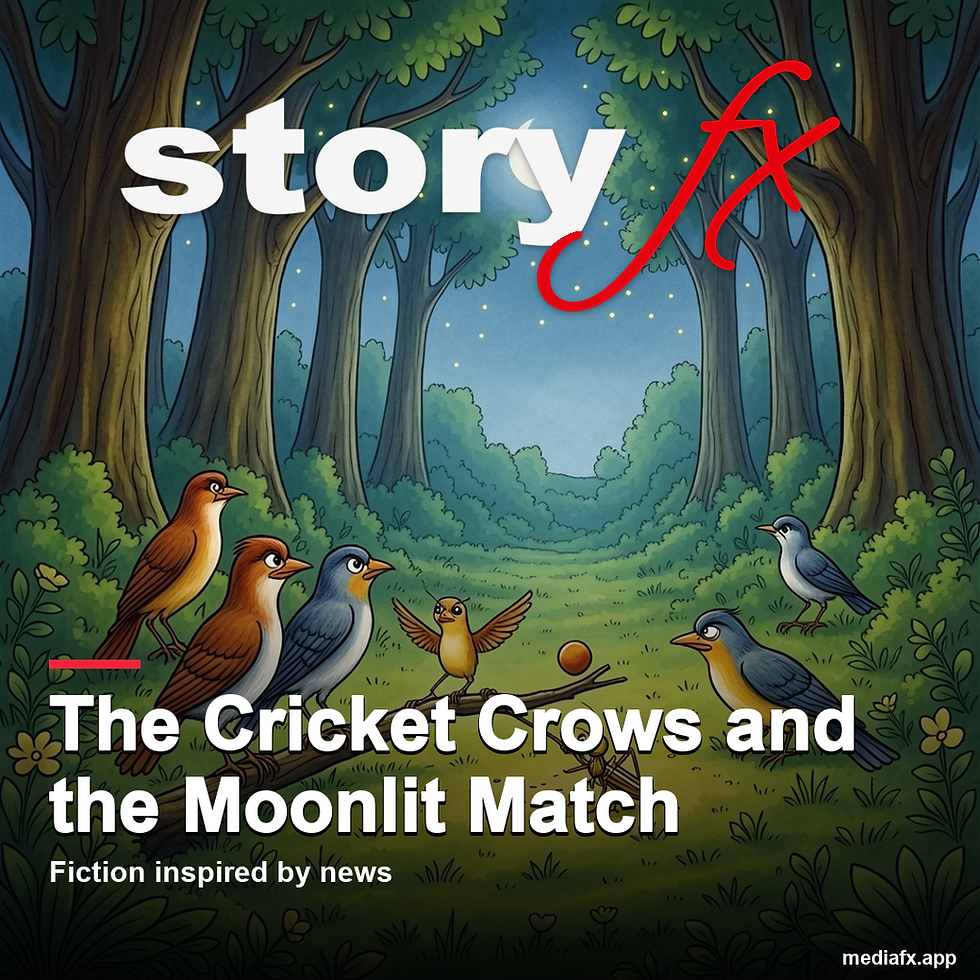 The Cricket Crows and the Moonlit Match