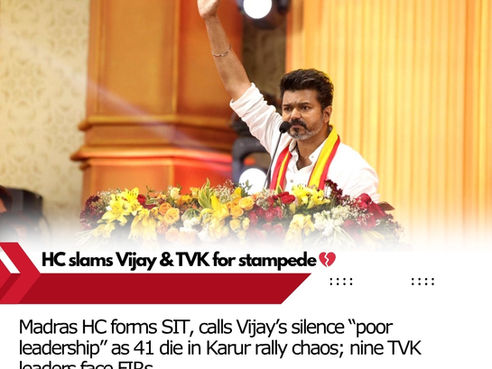 📰 Madras HC Slams Vijay & TVK After Karur Stampede 💔⚖️