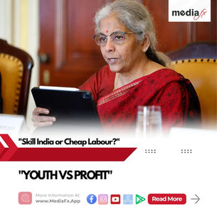 "Sitharaman Calls Biz to Skill India – But Who Gains, Youth or Corporates?" 💥