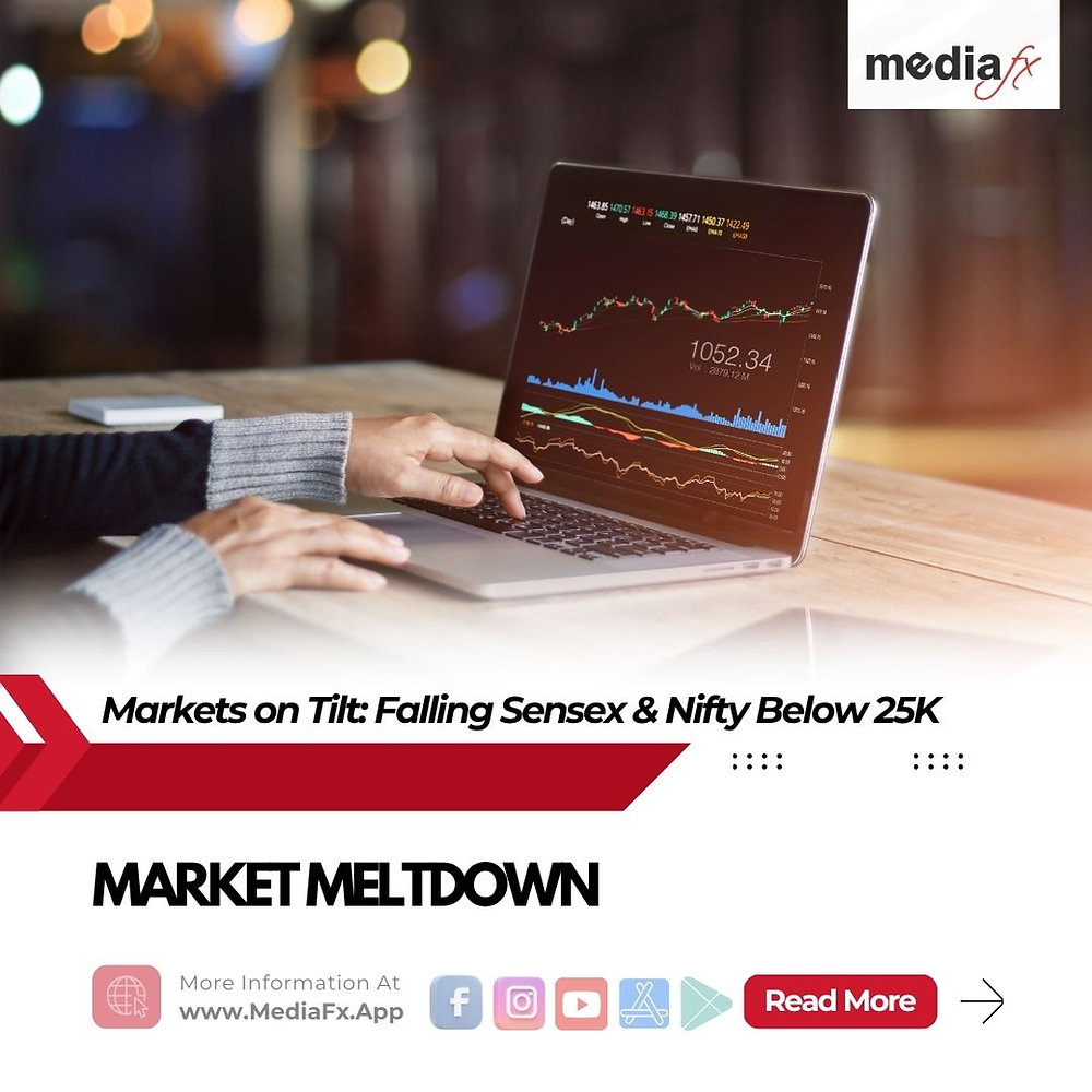 📉 Sensex Crashes 600 Points 😱 | Nifty Tanks Below 25K 💥 | What’s Behind Dalal Street's Meltdown? 🧐