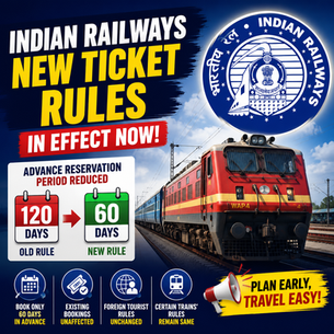Train Ticket Rules Changed! Know the New 60-Day Booking Rule 🚆