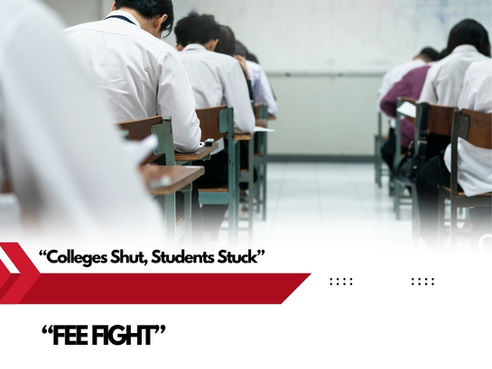 Telangana Colleges Shut Down! 🚨 2000+ Campuses Closed Over ₹8000 Cr Dues
