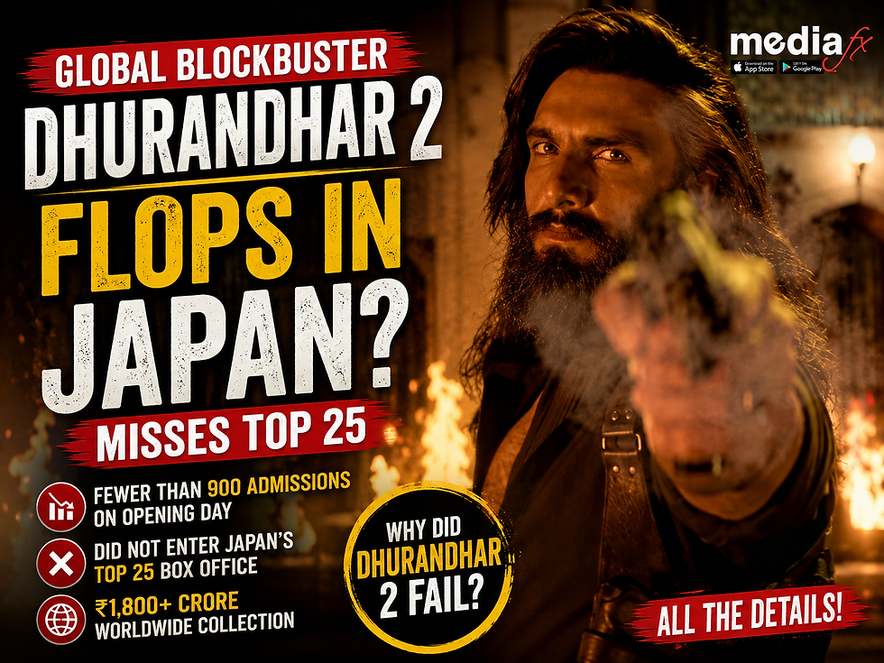 Global Blockbuster, Japan Flop? Dhurandhar 2 Misses Top 25!