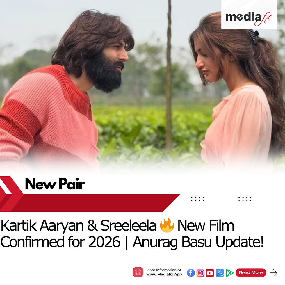 Kartik Aaryan–Sreeleela Film Locked for 2026 Release, Shoot On Track