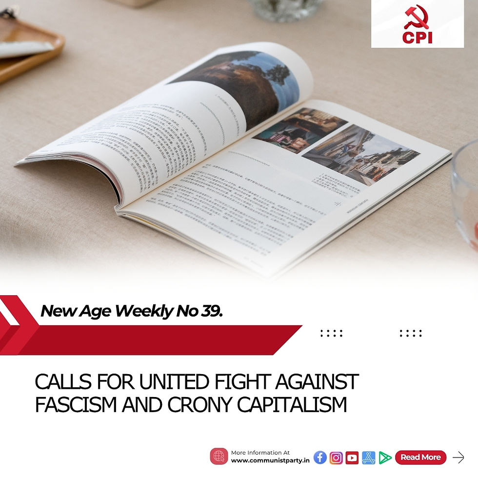 New Age Weekly No 39. Sept 28–Oct 04, 2025