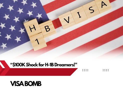💥 Trump’s $100K Shock for H-1B Visa Applicants