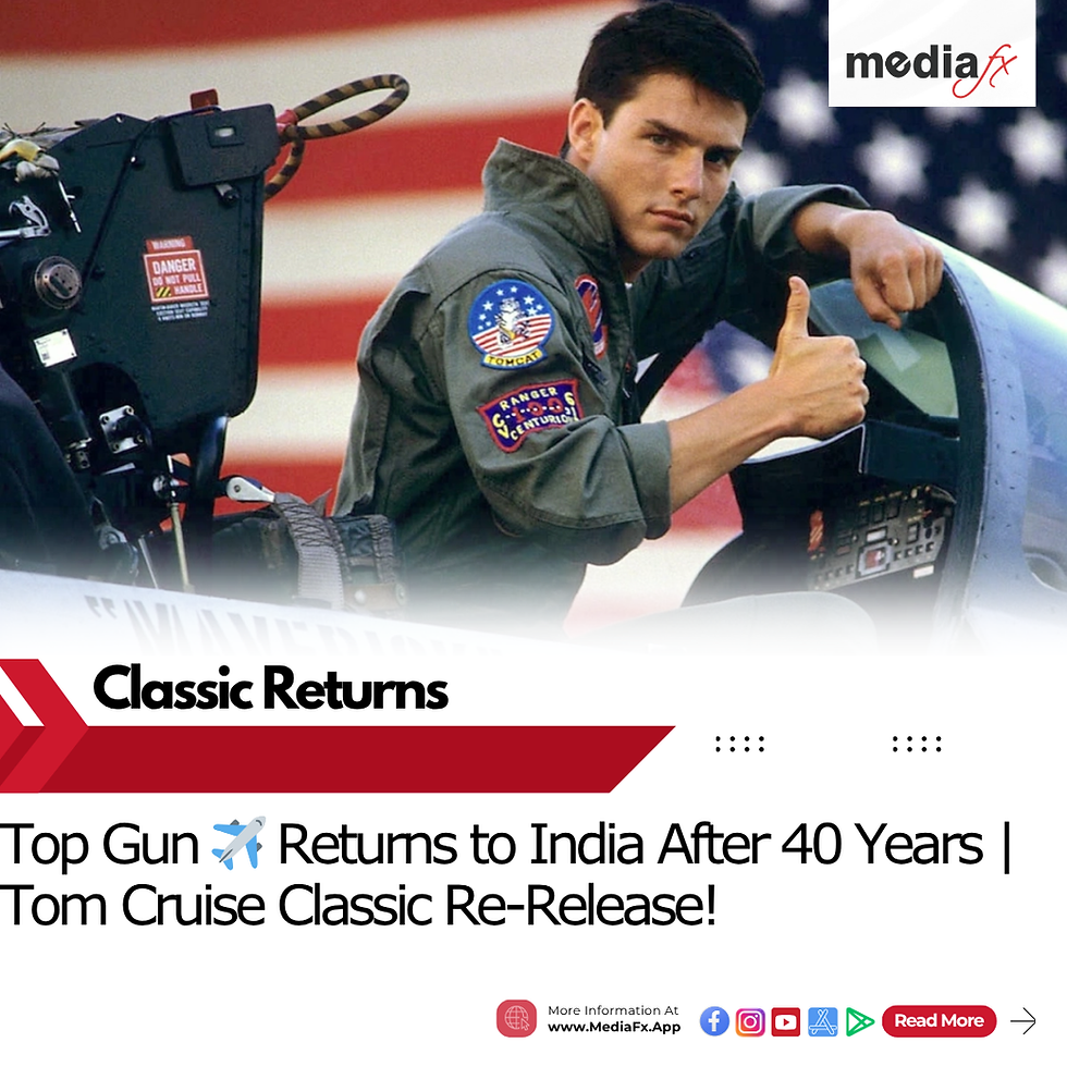 Top Gun Returns: Tom Cruise Classic Set for India Re-Release After 40 Years
