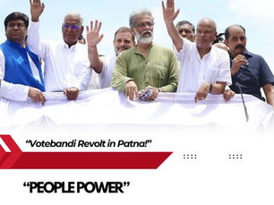 🚨 Votebandi Alert in Patna! INDIA Bloc Leaders Unite for Democracy 🗳️