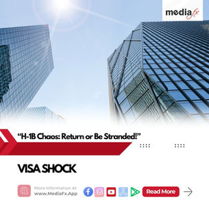 🚨 “Rush Back or Risk Being Stuck! H-1B Visa Holders Panic as US Deadline Hits”