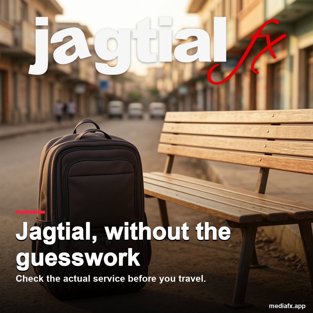 Jagtial, without the guesswork — representative AI-generated editorial visual, not an actual location photograph.