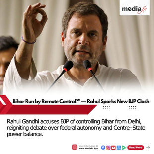 📰 Rahul Gandhi Fires Fresh Shot: “BJP Running Bihar by Remote Control” Sparks Political Uproar 🔥