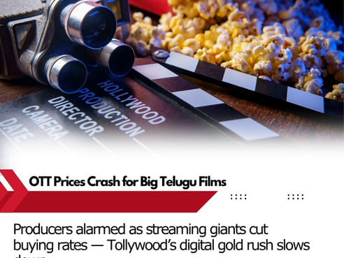 📰 Tollywood Producers Panic as OTT Deals Shrink 📉🎬