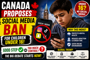 Canada Proposes Social Media Ban For Kids Under 16