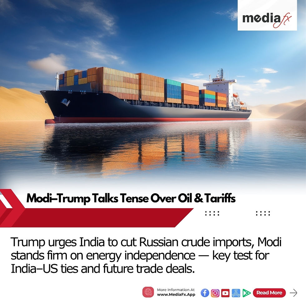 📰 India–US Talks Heat Up: Modi & Trump Clash Over Russian Oil & Tariffs Amid Delhi Visit ⚡🤝