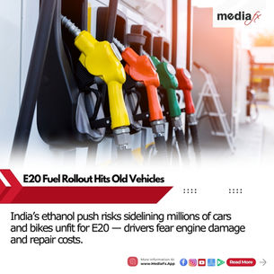 📰 India’s E20 Fuel Race Leaves Old Vehicles Behind ⛽🚗