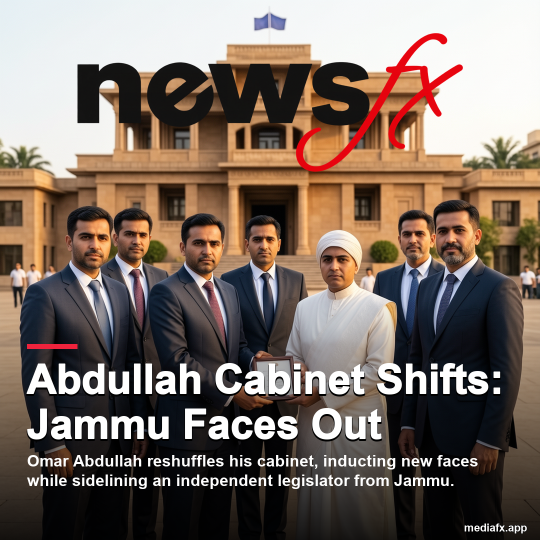 Four New Ministers Join Omar Abdullah's J&K Cabinet