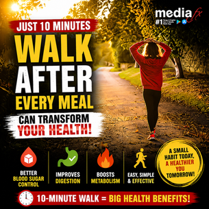 Just 10 Minutes After Meals? This Simple Habit Can Boost Your Health 