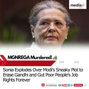 Sonia Gandhi's Fury: MGNREGA "Bulldozed" Into Black Law by Modi! 😡