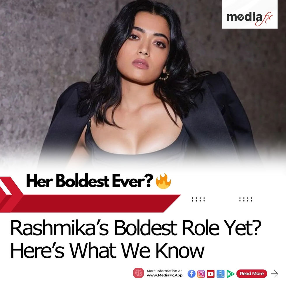 Rashmika Takes On Her Most Daring Role Yet